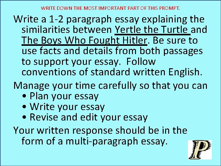 How to Write a Multi Paragraph Essay